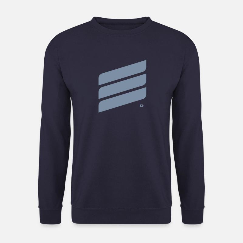A-138 Retro stripes - Unisex Pullover - Navy