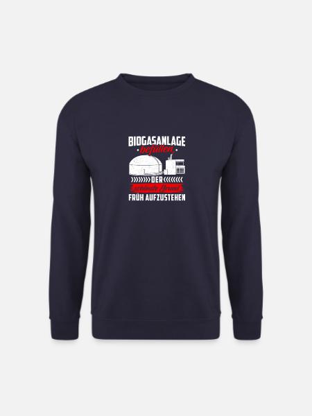 Landwirtschaft Bauernhof Geschenk · Biogasanlage - Unisex Pullover - Navy