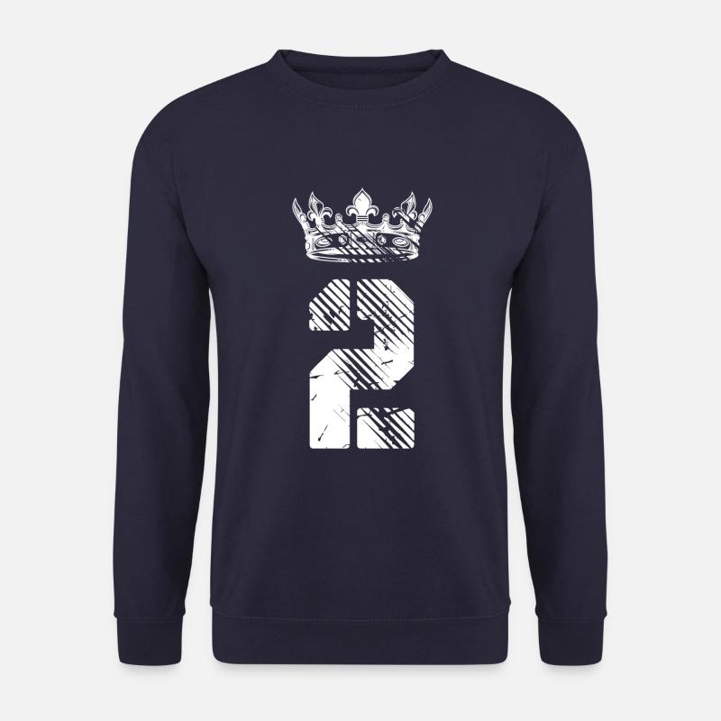 2 Number crown - Unisex Sweatshirt - navy