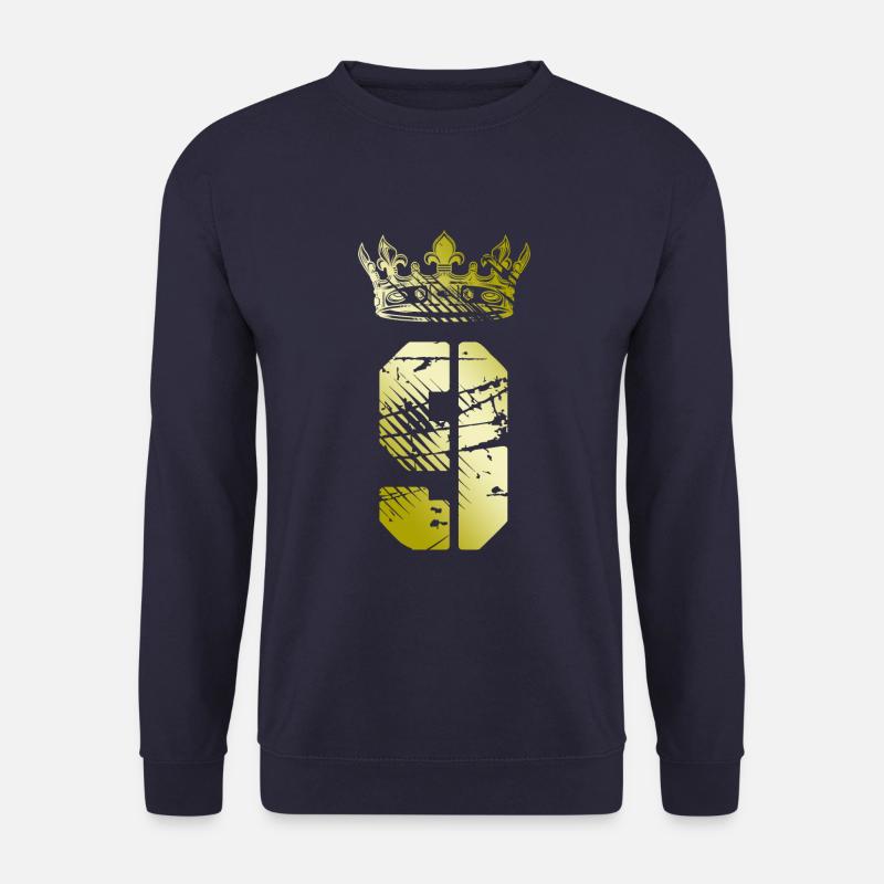 9 Zahl Krone - Unisex Pullover - Navy