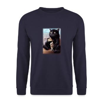 CAESAR 2019 - Unisex Pullover - Navy - Vorne - Alina (178cm) & Michal (187cm)
