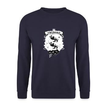 Thurgau - Unisex Pullover - Navy - Vorne - Alina (178cm) & Michal (187cm)
