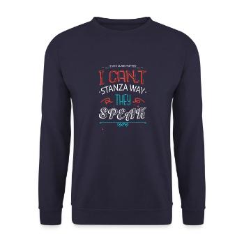 gift book dragon green book reader present - Unisex Pullover - Navy - Vorne - Alina (178cm) & Michal (187cm)