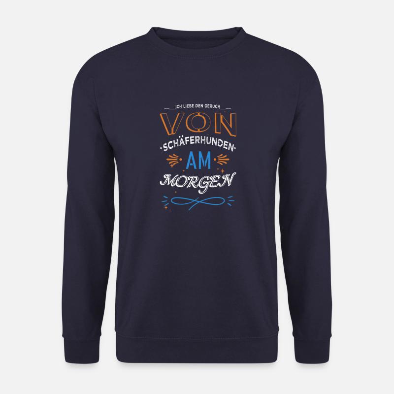 schäferhund dogge geschenk boxer windhund - Unisex Pullover - Navy