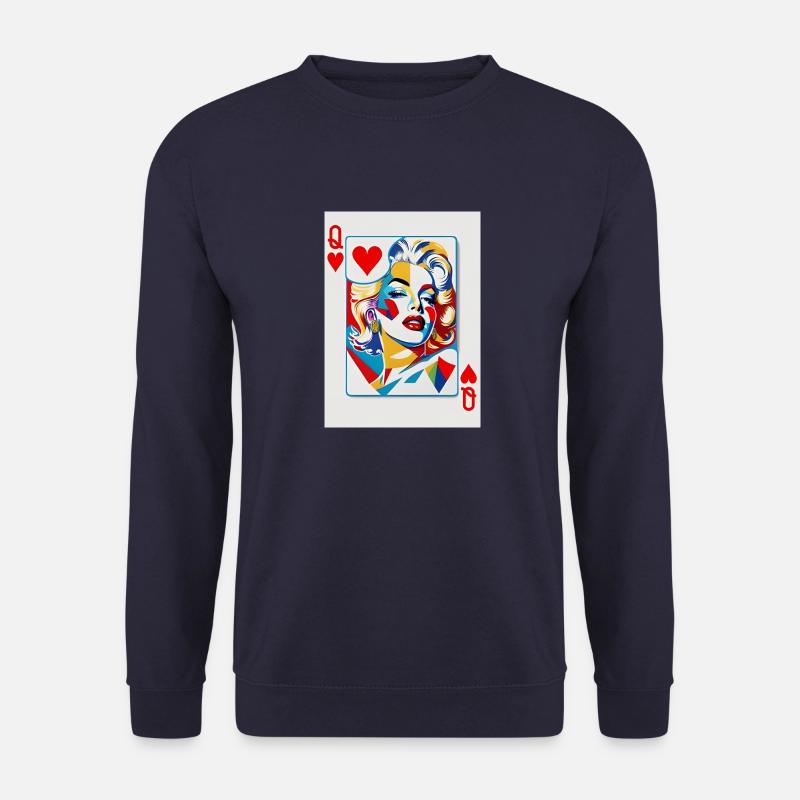 Marylin Monroe - Unisex Pullover - Navy