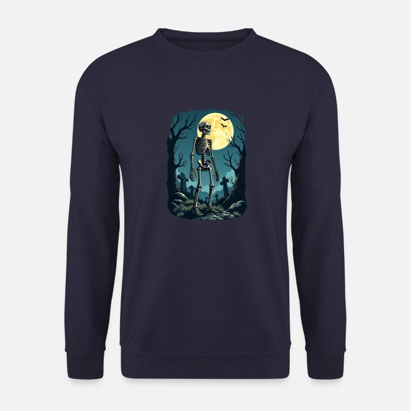 Skelett aus Holz - Unisex Pullover - Navy