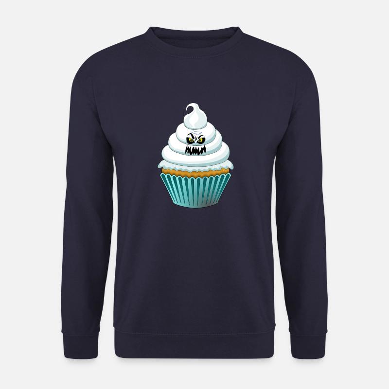 Gespenst Geist Muffin Halloween - Unisex Pullover - Navy