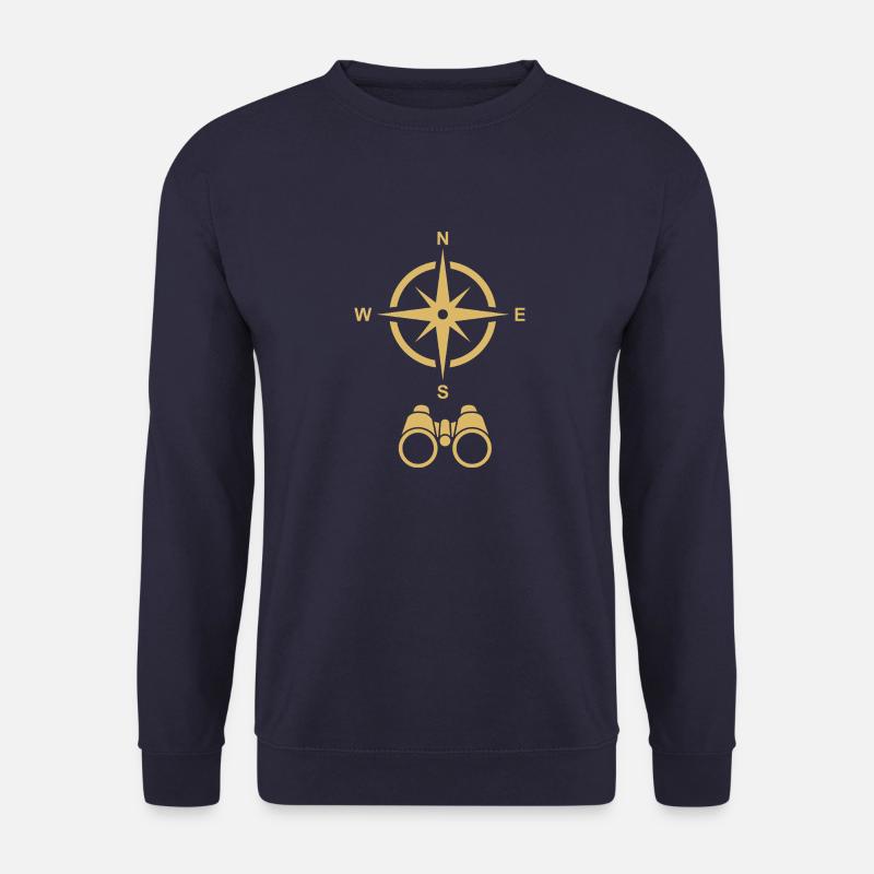 Compass Design - Unisex Sweatshirt - navy