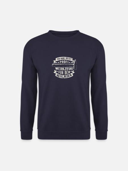 Schlosser Hammer Profi Werkzeug Geschenk - Unisex Pullover - Navy