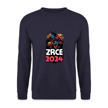 Zrce 2024 Voyage de vacances coloré - Sweat-shirt Unisexe - marine - Devant - Alina (178cm) & Michal (187cm)