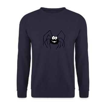Spinne - Unisex Pullover - Navy - Vorne - Alina (178cm) & Michal (187cm)
