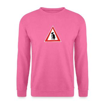 Beware Old Woman - Unisex Sweatshirt - pink - Front