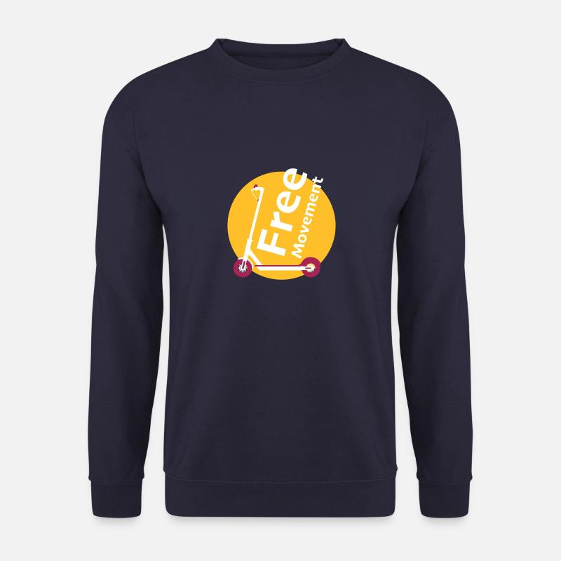 Trottinette libre circulation - Sweat-shirt Unisexe - marine