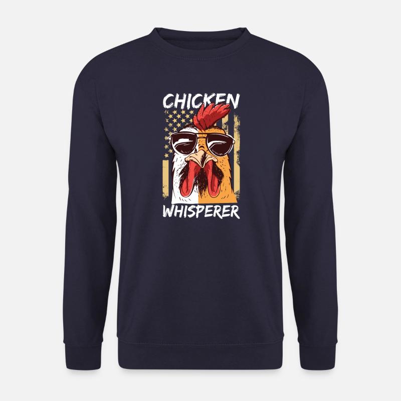Hühnerflüsterer Chicken Whisperer - Unisex Sweatshirt - navy