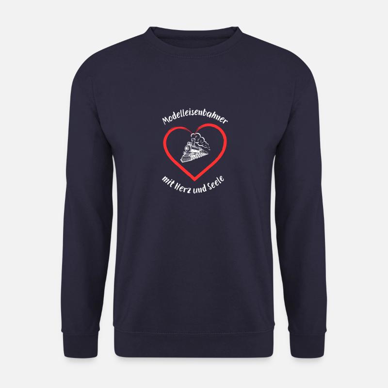 Modelleisenbahner - Unisex Pullover - Navy
