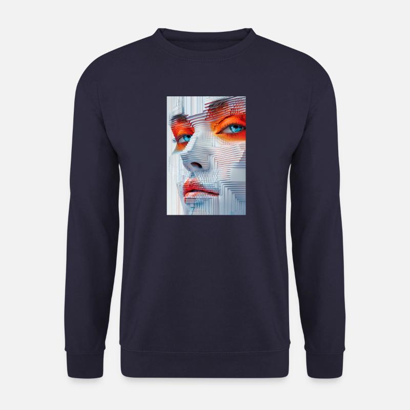 Fractemora - Unisex Pullover - Navy