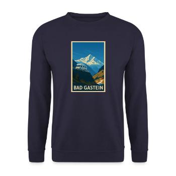 Sonnblick in Bad Gastein - Unisex Pullover - Navy - Vorne - Alina (178cm) & Michal (187cm)