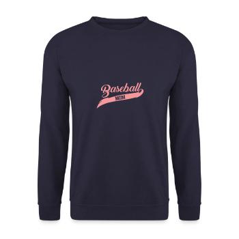 baseball mama - Unisex Pullover - Navy - Vorne - Alina (178cm) & Michal (187cm)