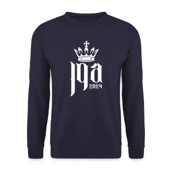 Bachelor party 2024 bachelor party - Unisex Sweatshirt - navy - Front - Alina (178cm) & Michal (187cm)