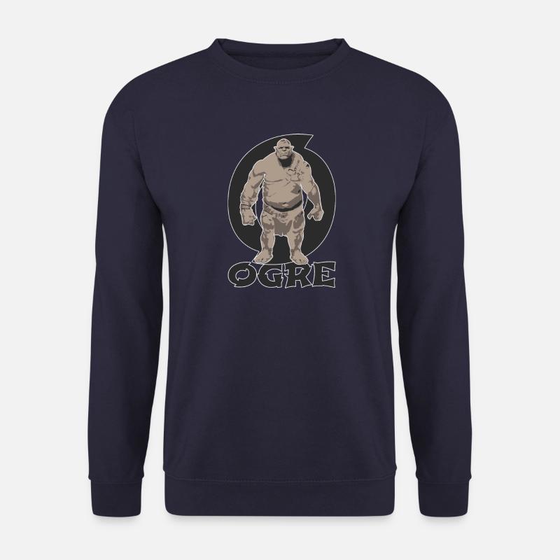 Ogre, Oger-fantasy, MMO - Unisex Pullover - Navy