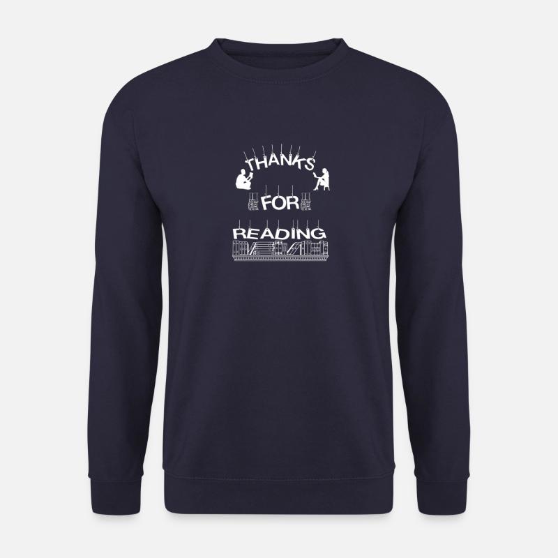 DANKE FÜRS DURCHLESEN US - Unisex Pullover - Navy