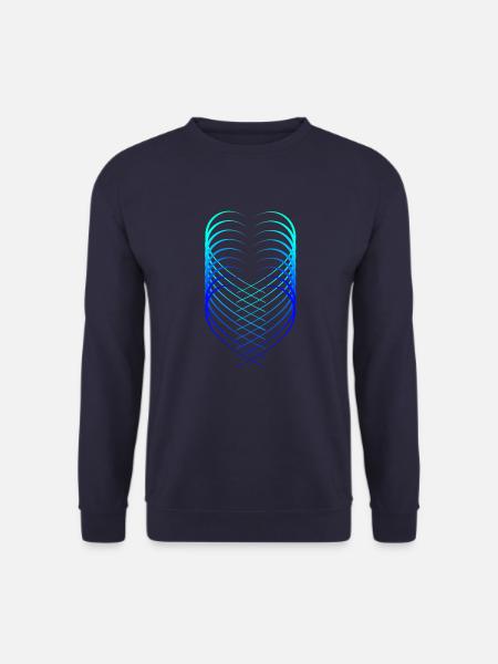 heart - Unisex Sweatshirt - navy