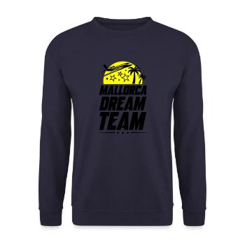 Mallorca Dream Team - Unisex Sweatshirt - navy - Front - Alina (178cm) & Michal (187cm)