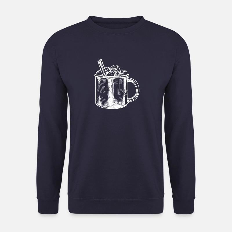 Heisse Schokolade Getränl - Unisex Pullover - Navy
