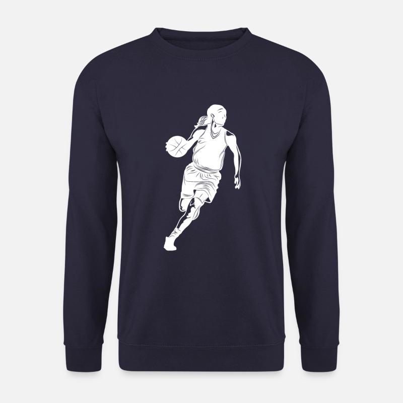 Basketteuse - Sweat-shirt Unisexe - marine