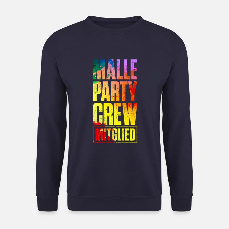 Malle Party Crew Mitglied Mallorca - Unisex Pullover - Navy