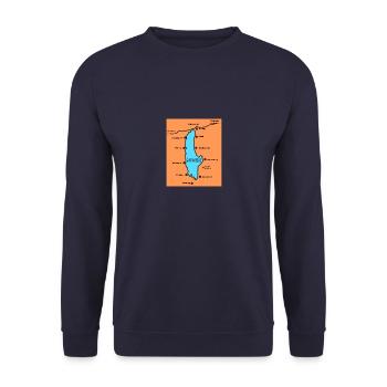 Ammersee - Unisex Pullover - Navy - Vorne - Alina (178cm) & Michal (187cm)