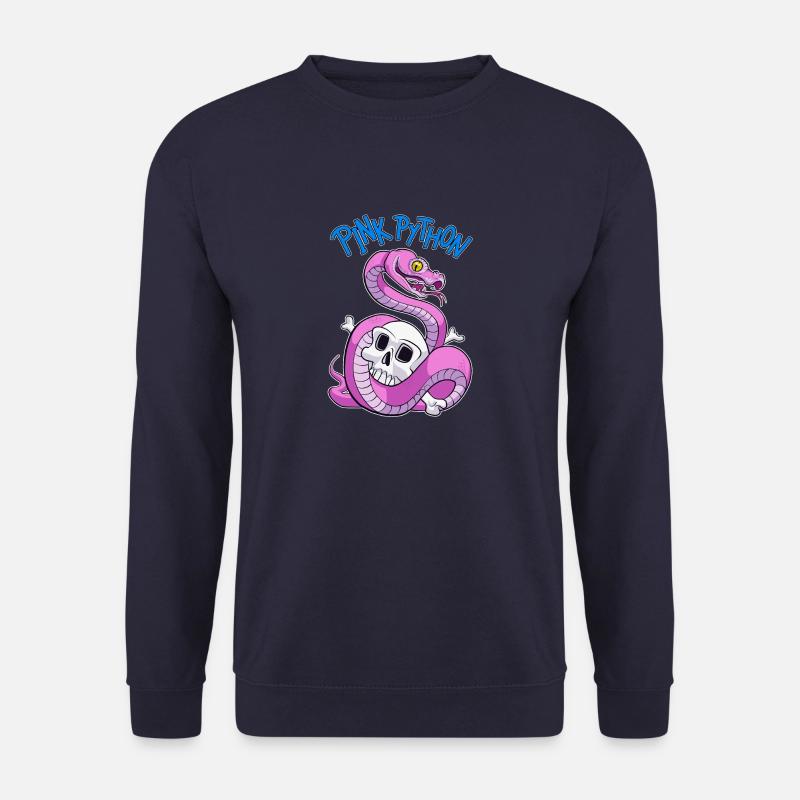 Pink Python (Blue) - Sweat-shirt Unisexe - marine