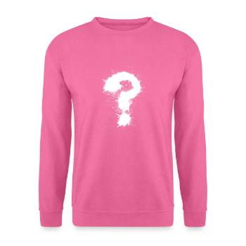 Point d'interrogation - Sweat-shirt Unisexe - rose - Devant
