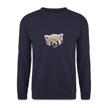 Ourson extrêmement doux - Sweat-shirt Unisexe - marine - Devant - Alina (178cm) & Michal (187cm)