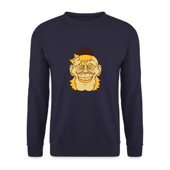 princesse femme mignonne laide Reine reine tête vi - Sweat-shirt Unisexe - marine - Devant - Alina (178cm) & Michal (187cm)