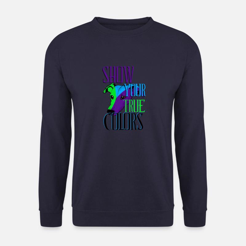 Windhund Galgo - Unisex Pullover - Navy