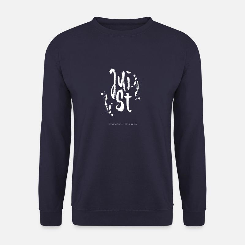 Juist typography - Unisex Sweatshirt - navy