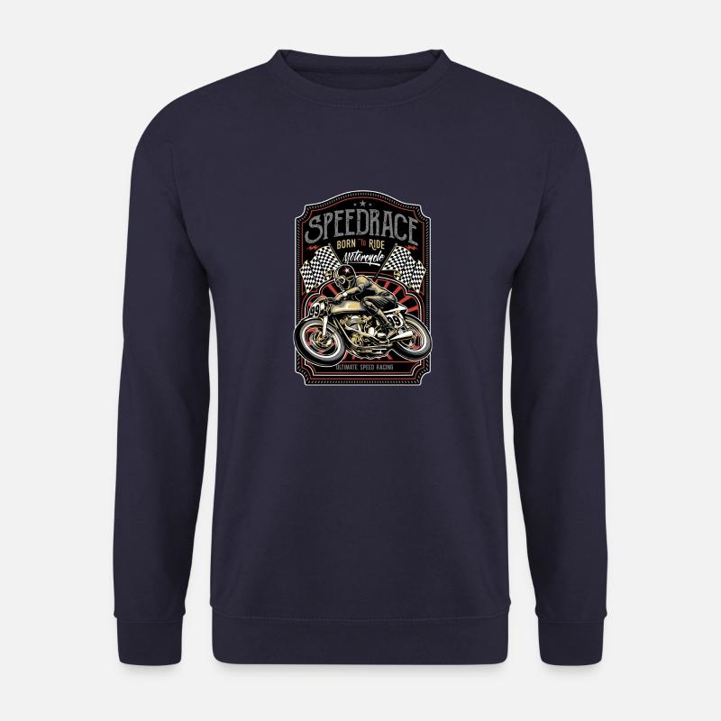 motorcycle - Unisex Sweatshirt - navy