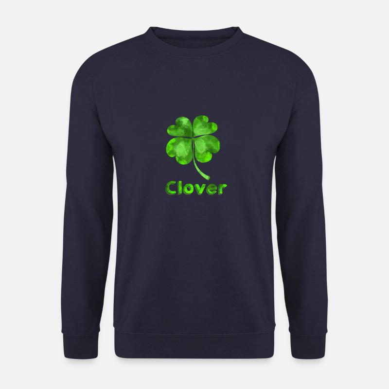 Clover design - Unisex Sweatshirt - navy