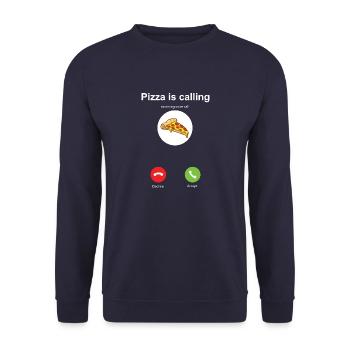 Je dois partir. - Sweat-shirt Unisexe - marine - Devant - Alina (178cm) & Michal (187cm)