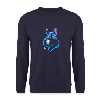 Kelinci Biru Online - Unisex Sweatshirt - navy - Front - Alina (178cm) & Michal (187cm)