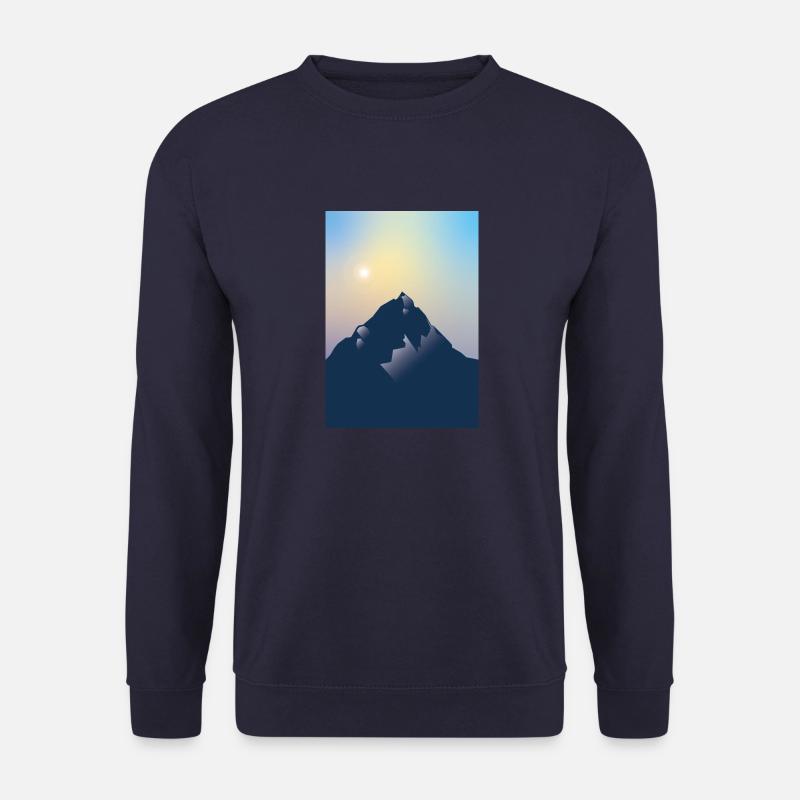 Berg Sonne - Unisex Pullover - Navy