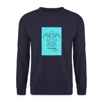 Like a Törtel Design - Unisex Pullover - Navy - Vorne - Alina (178cm) & Michal (187cm)