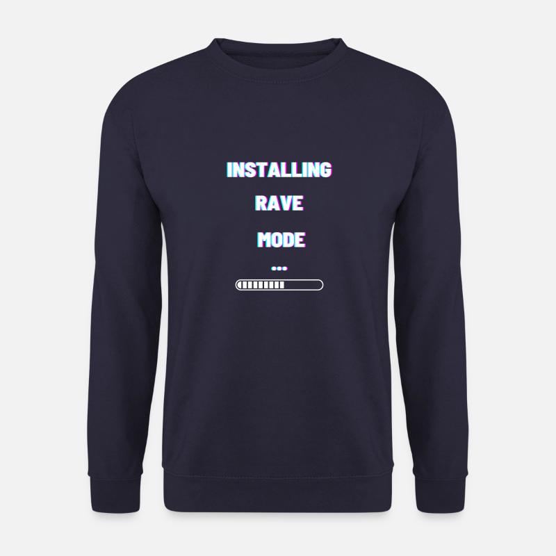 Installing rave mode light - Unisex Sweatshirt - navy