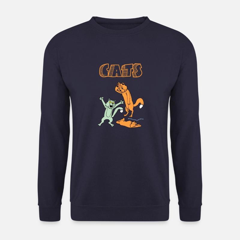 Cats 1 - Unisex Pullover - Navy