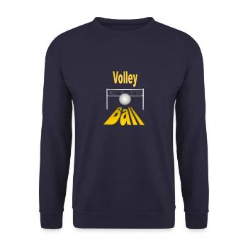 Beachvolleyball - Unisex Pullover - Navy - Vorne - Alina (178cm) & Michal (187cm)
