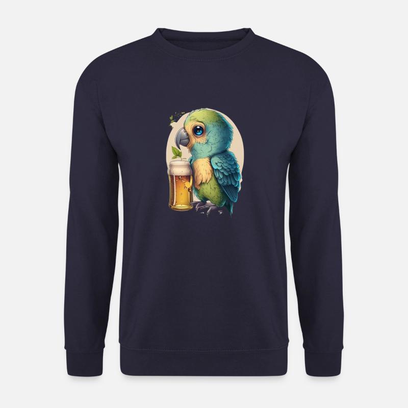 Süßer Bier Papagei - Unisex Pullover - Navy