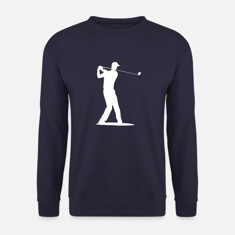 Silhouette de golfeur - Tee Golf - Sweat-shirt Unisexe - marine