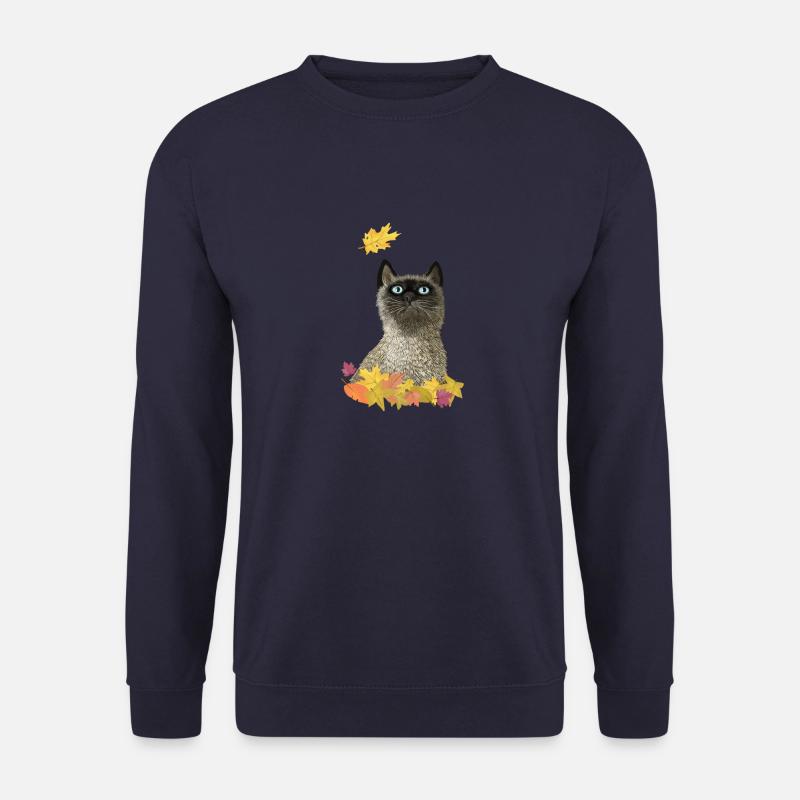 Herbst Katze - Unisex Pullover - Navy
