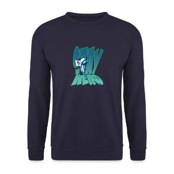 Restez bizarre - Sweat-shirt Unisexe - marine - Devant - Alina (178cm) & Michal (187cm)